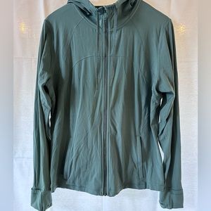 Lululemon Hooded Define Jacket Size 18 Sage Green